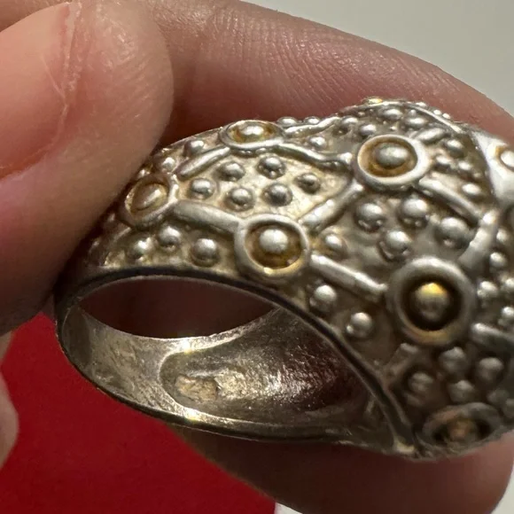 Large Rhinestone 925 Cocktail Rings - Picture 9 of 9